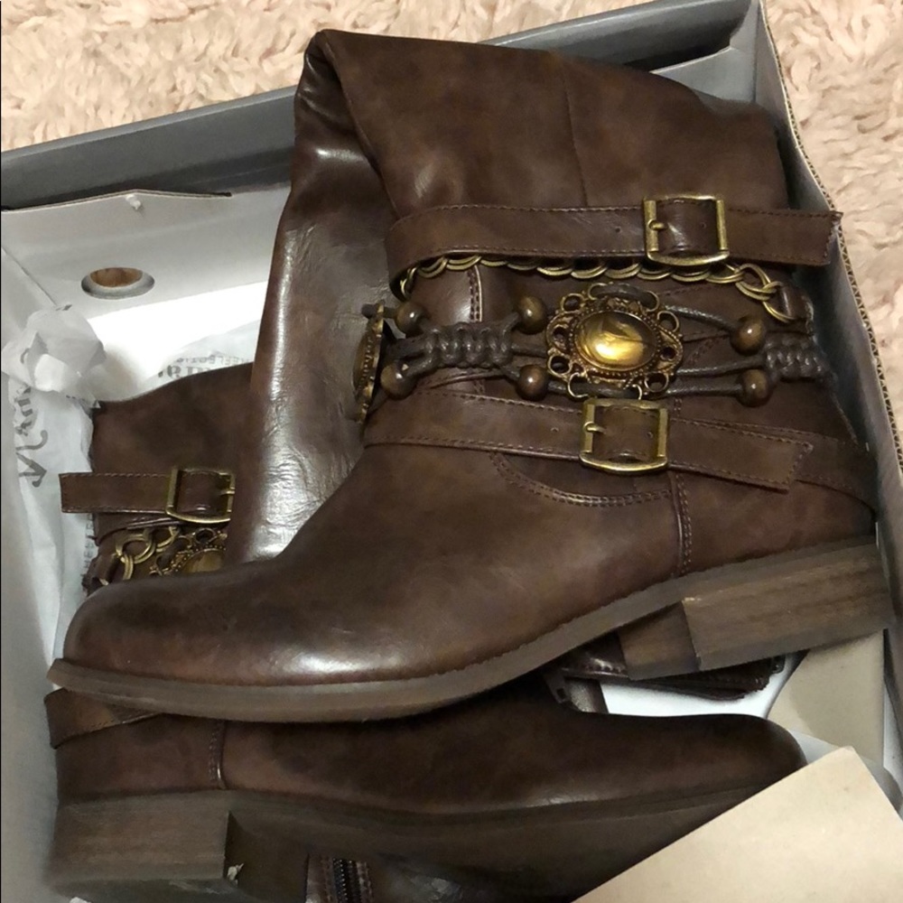 Brown leather Riding Boots 💕